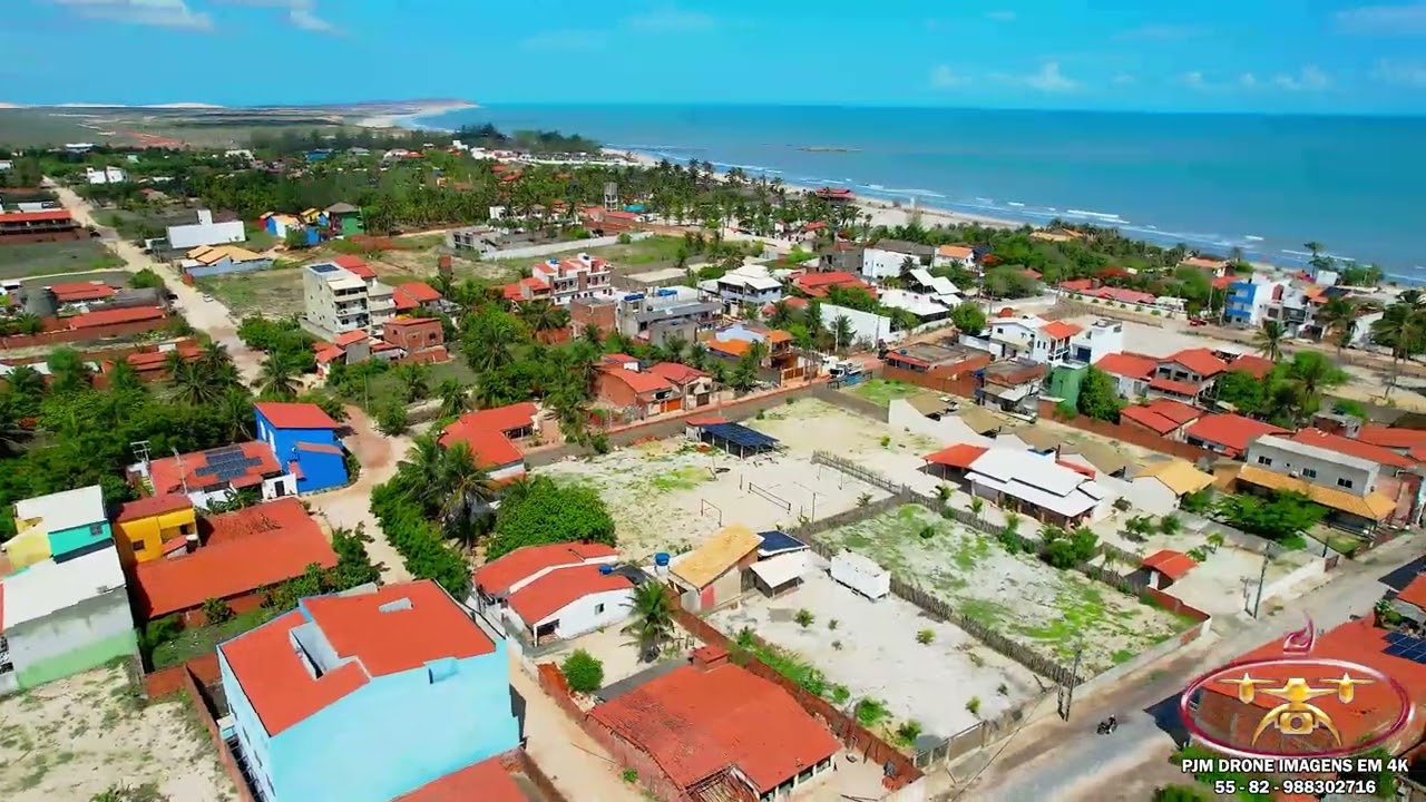 Praia de Preá | Cruz | Ceara Brasil | visto de cima em 4K | Dji Air 2S