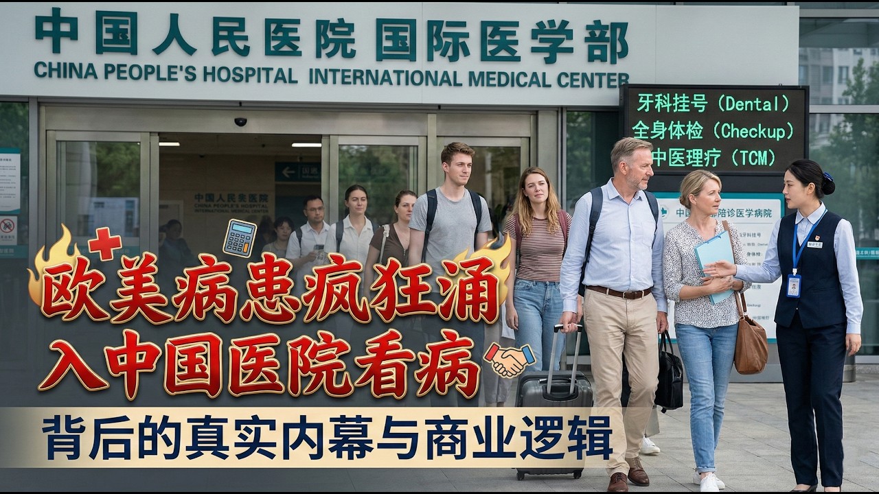 欧美医疗难民疯狂涌入中国医院看病，背后的真实内幕与商业逻辑！丨大健康丨体检丨牙科丨医生丨医疗资源丨国际医学部丨人工智能诊疗