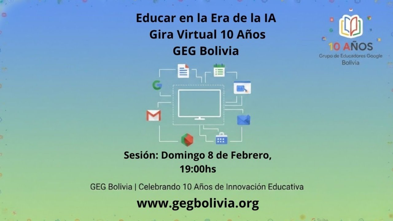 Gira Virtual 10 años GEG Bolivia 8 de febrero