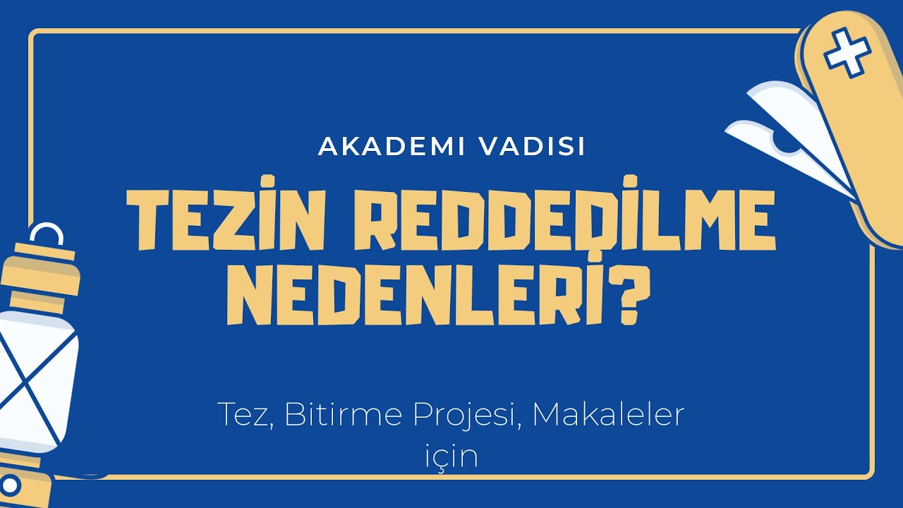TEZİN REDDEDİLME NEDENLERİ NELERDİR? (ÖRNEK ANLATIMLA/PODCAST) #YüksekLisans #Tez # JURİ