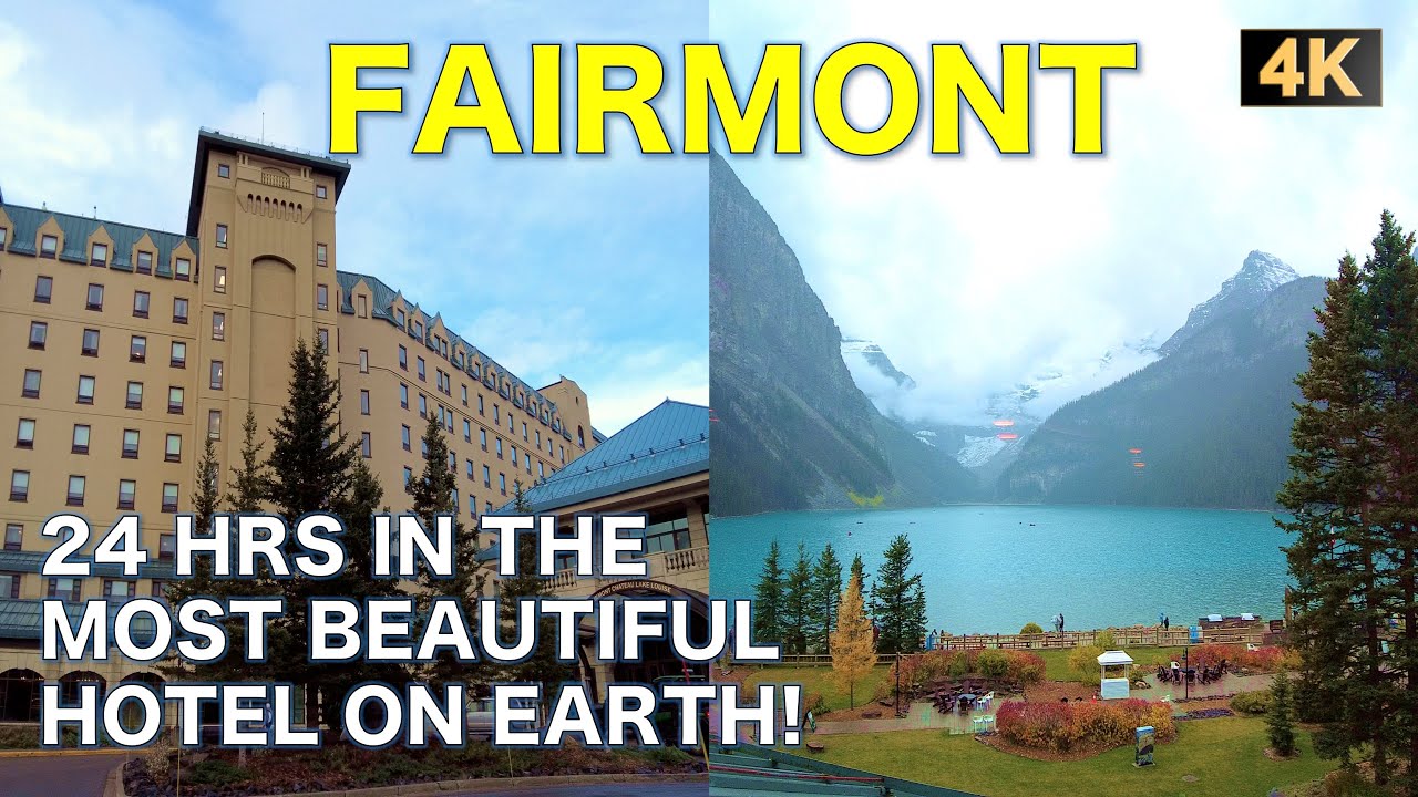 4K 24 Hours in the Most BEAUTIFUL Hotel in the World! | Fairmont Chateau Lake Louise Banff CANADA 🇨🇦