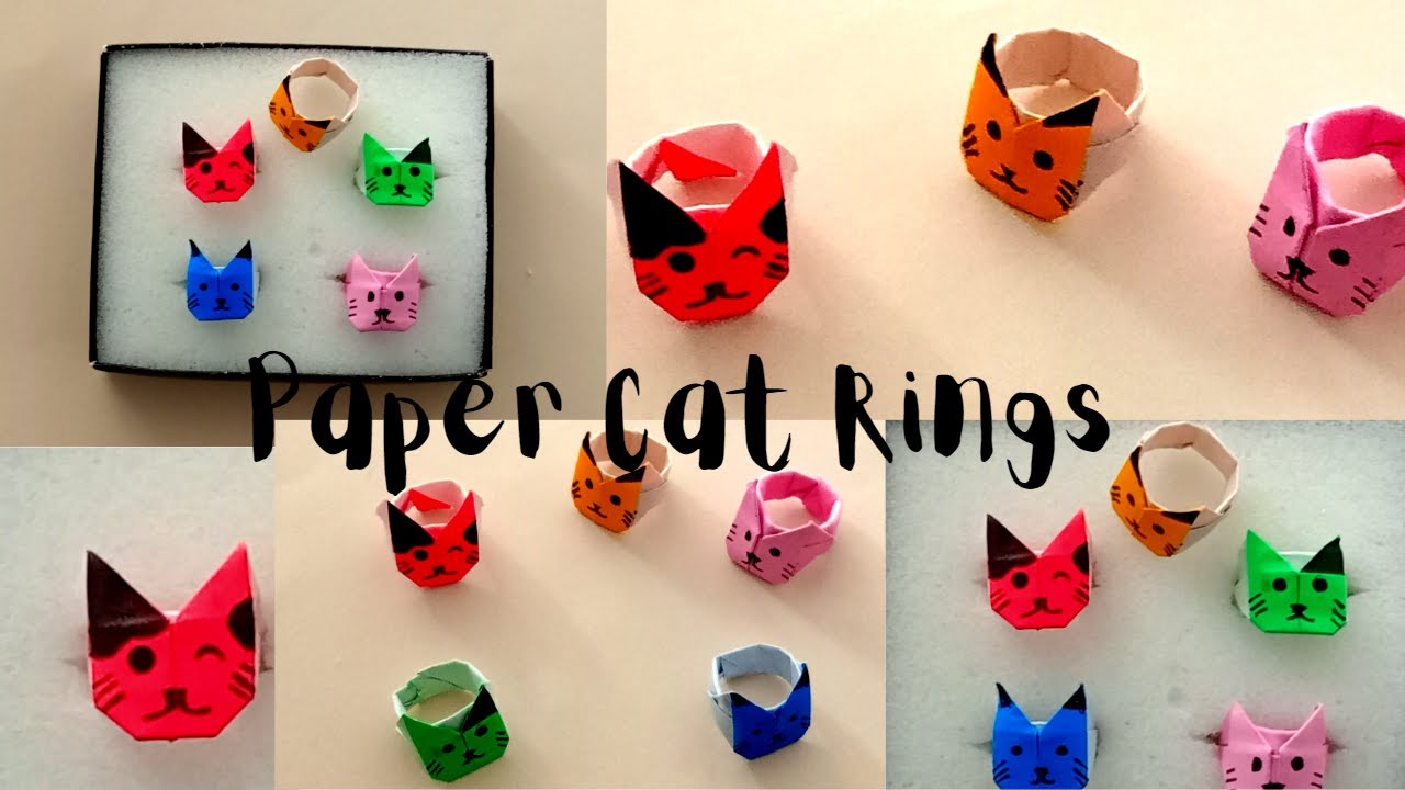 Origami Cat Rings |Craftboat