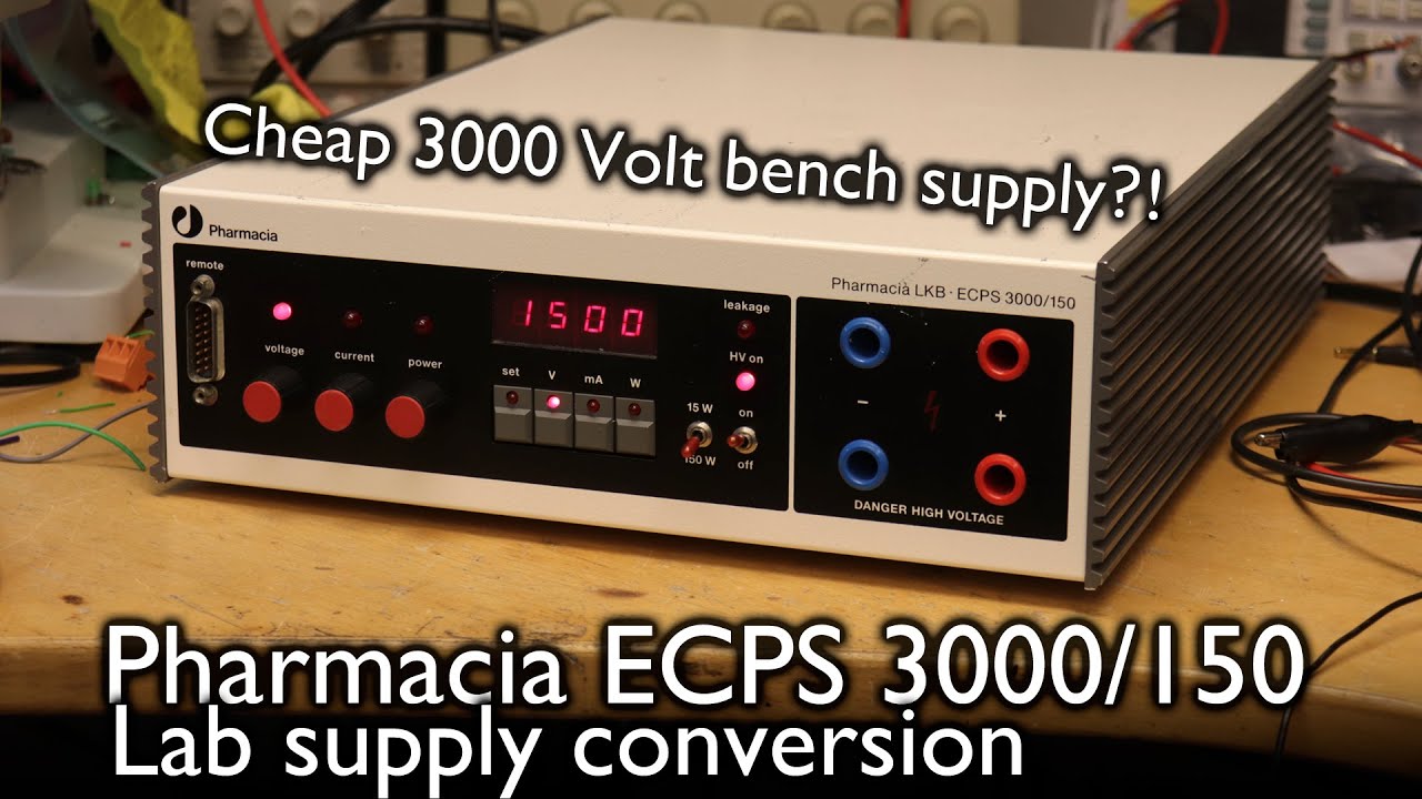 Pharmacia LKB ECPS 3000/150: Bench PSU mod (it works!)