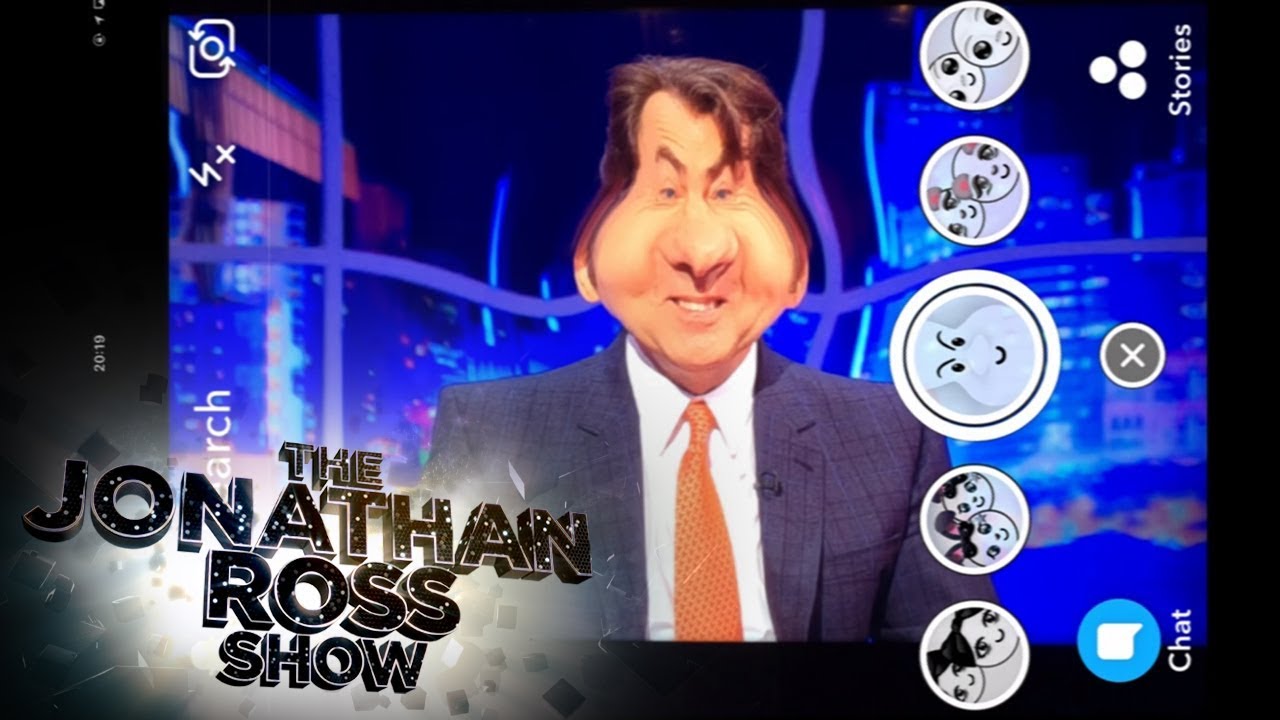 Julianne Moore, Jeff Bridges and Taron Egerton Play With Snapchat Filters | The Jonathan Ross Show