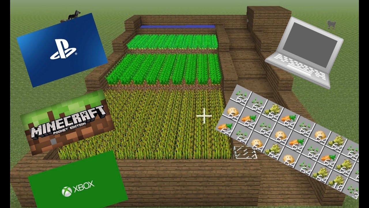 Automatic Wheat, Carrot, And Potato Farm