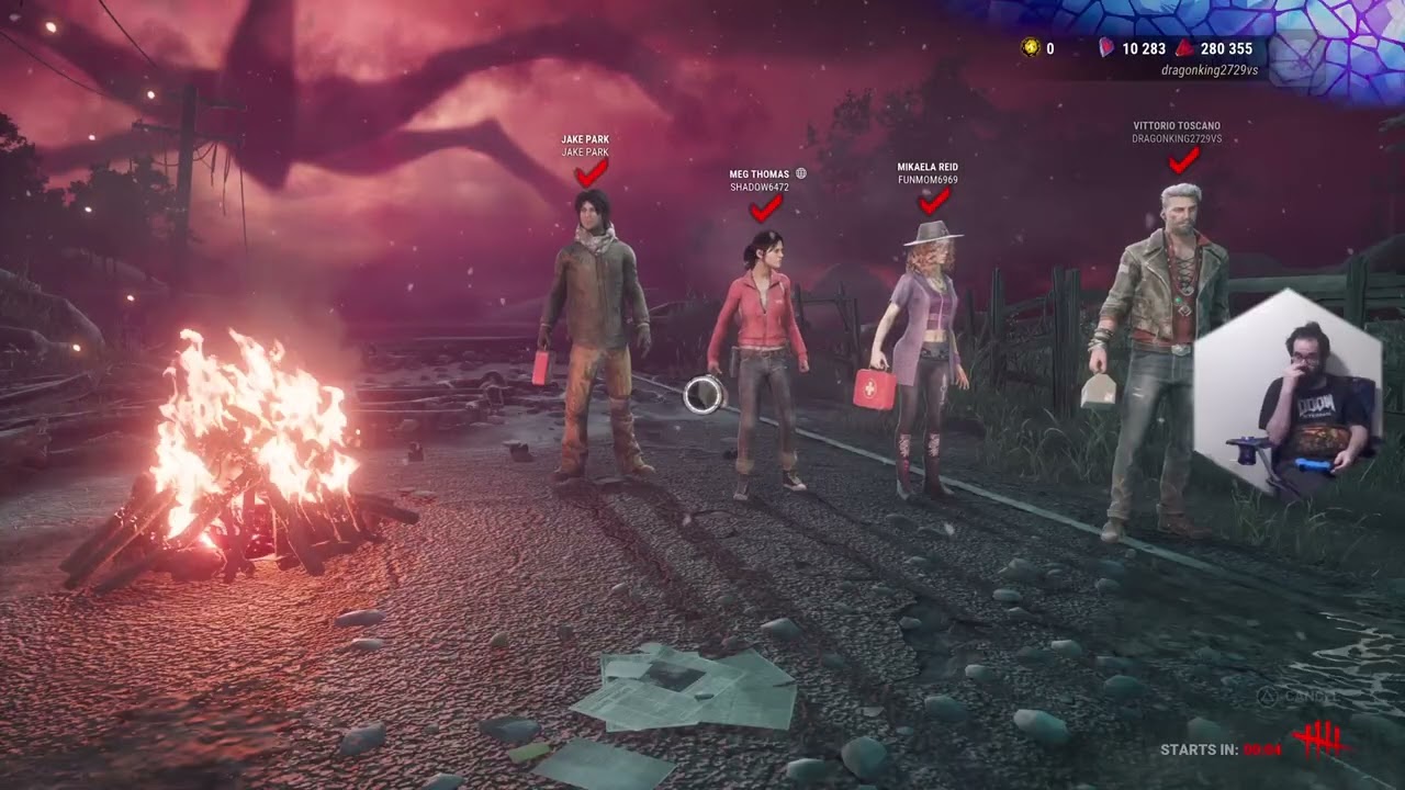 Playing Dead by Daylight with view  watch me get scared (Part 3/5)