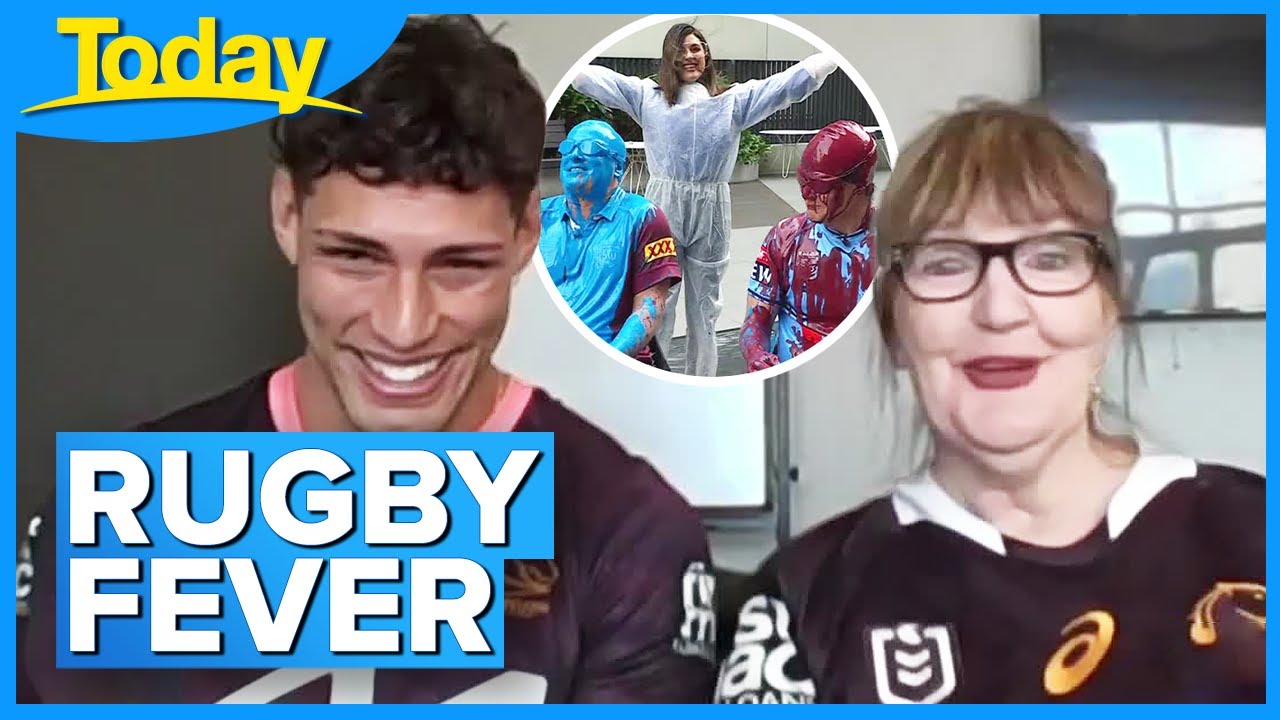 Broncos in NZ to face warrior, Karl and Alex dunked in paint | Today Show Australia