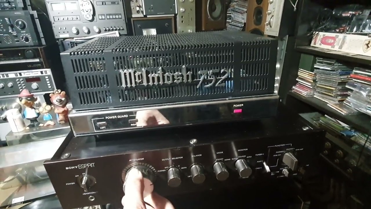 PRE SONY AUDIOFILO TA E900 ESPRIT V-FET , POWER MCINTOSH 752 AÑOS 80s AUDIOFILO ! PIONEER PL 560 TOP