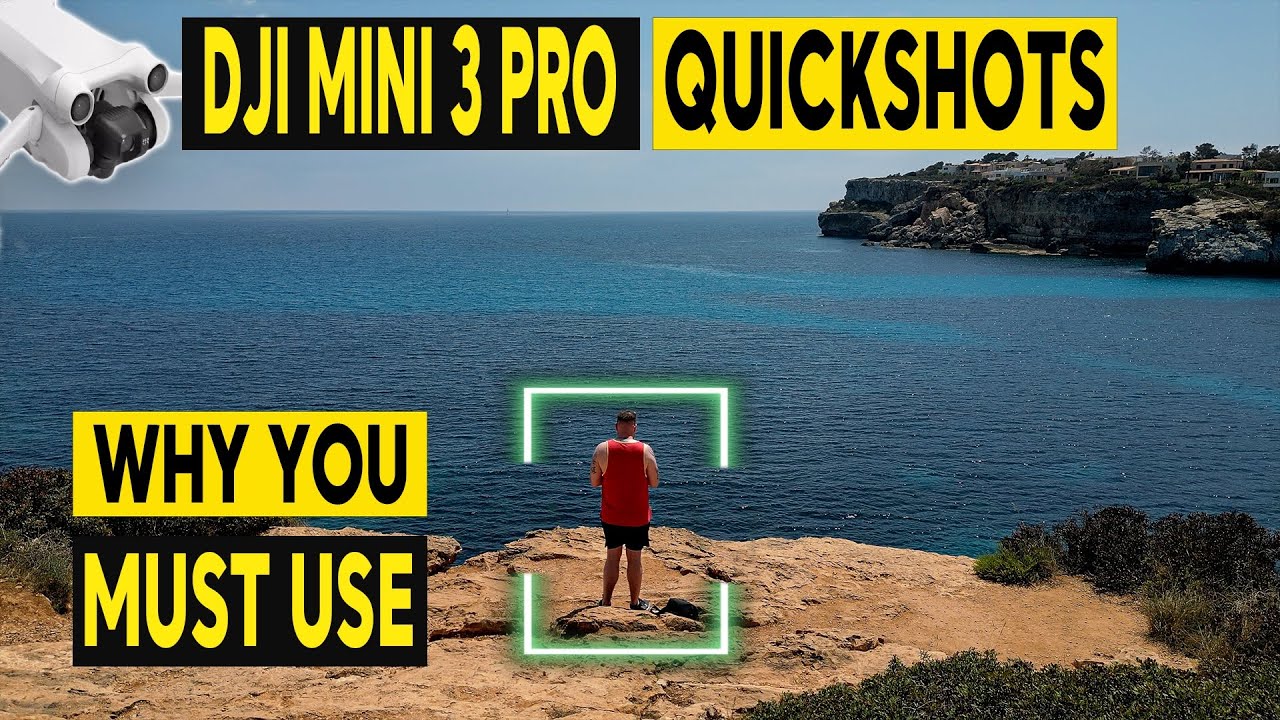 DJI Mini 3 Pro QUICKSHOTS - WHY YOU SHOULD USE THEM!