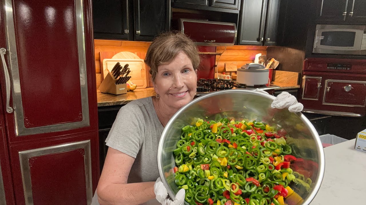 Canning Cowboy Candy, Candied Jalapeños ​⁠@ourforeverfarm  #cowboycandy #candiedjalapenos