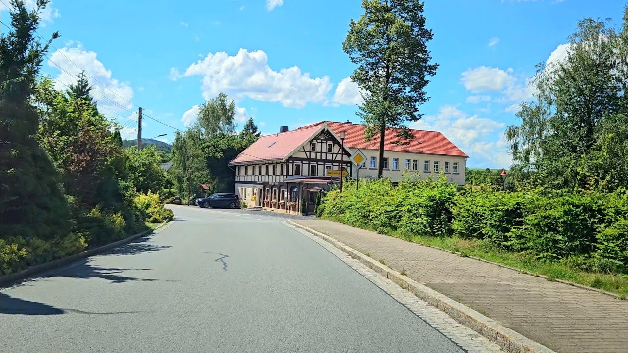 Driving in Germany 🇩🇪 ( JONSDORF ) One Of The Most Beautiful Village in Germany | 4k60fps