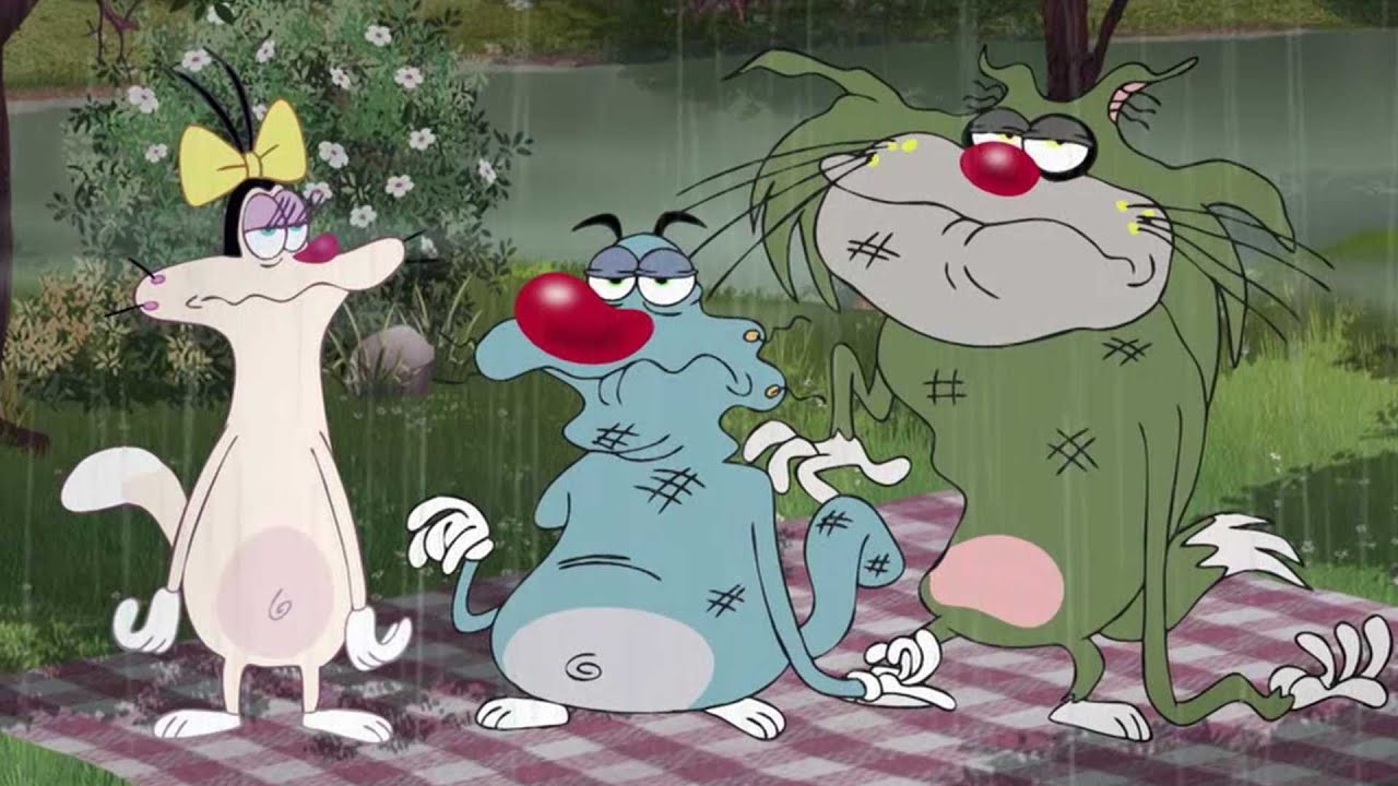 हिंदी Oggy and the Cockroaches 🌧️ मानसून Hindi Cartoons for Kids