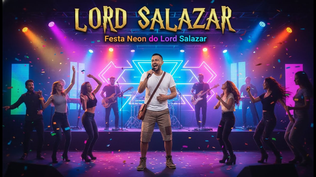Festa de luzes Neon do Lord Salazar