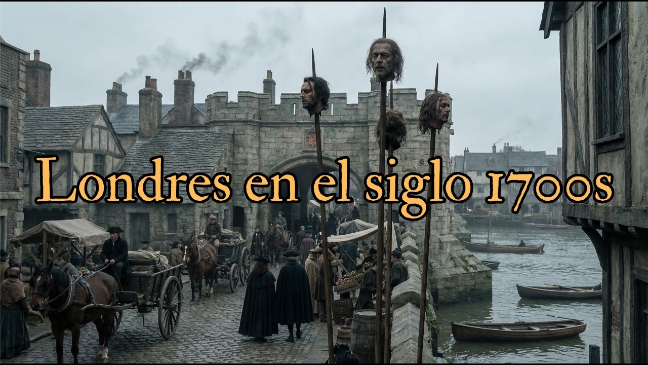 Cómo era Londres en el siglo 1700s? (reconstrucción con IA)