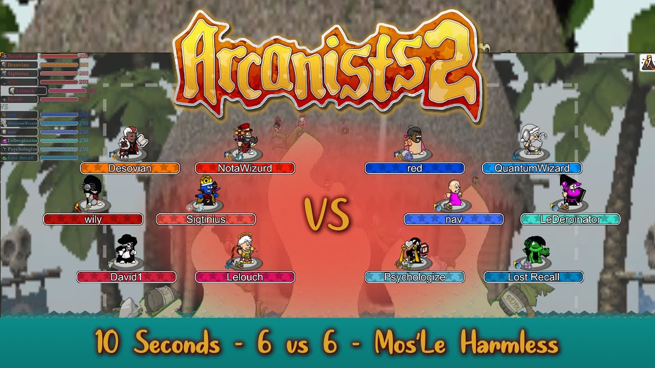 Arcanists 2 - Play Now! Crazy 6v6 Team Game - Random Spells [Ranked]