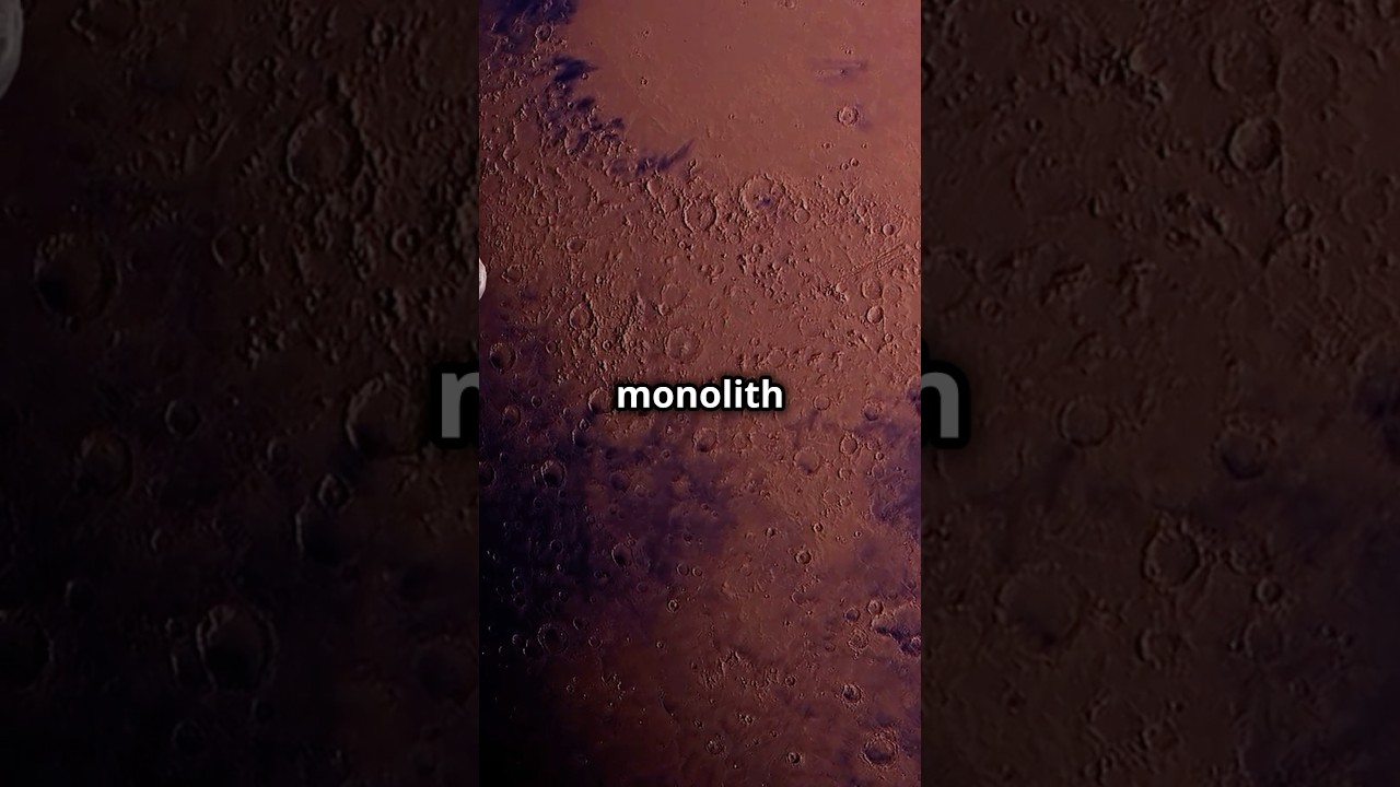 Monolith on Mars?! #facts #didyouknowspace