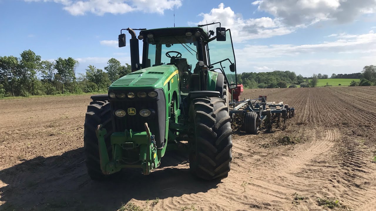 (Livet som fritids traktorfører) john deere 8530 med harve part 1 (pov)