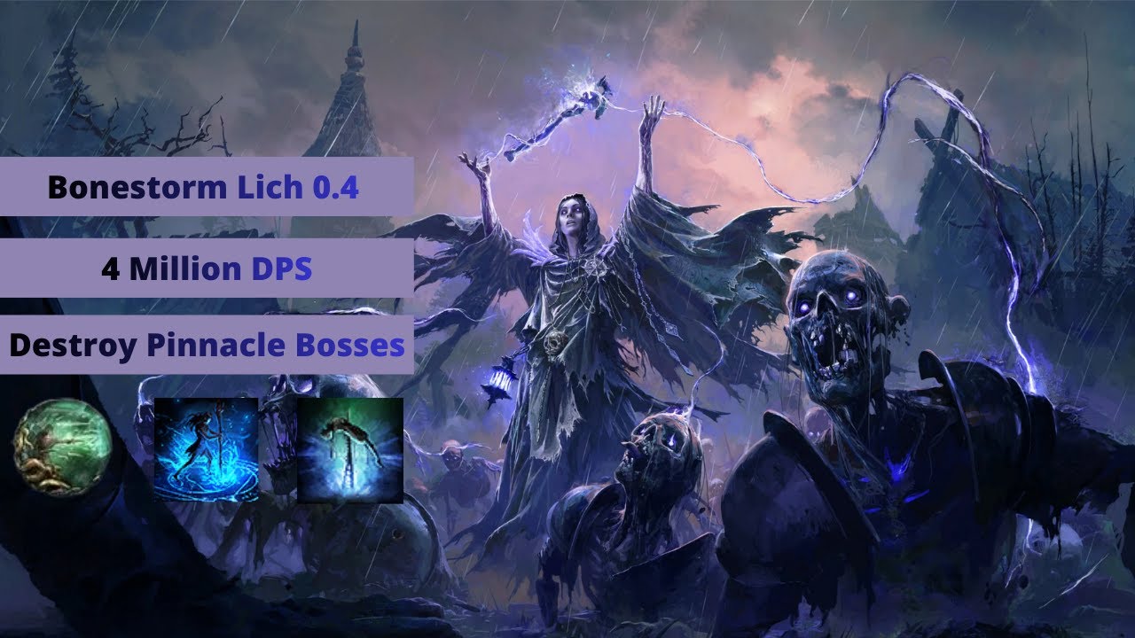 Bonestorm Lich 0.4 | Path Of Exile 2 | Build Showcase