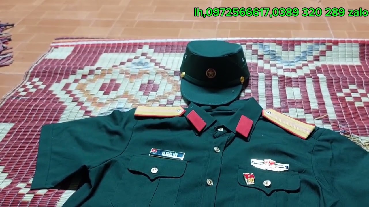 Combo quần áo k08 cựu chiến binh, áo bay cốm, thắt lưng da, giày da chuẩn cấp phát quân nhu