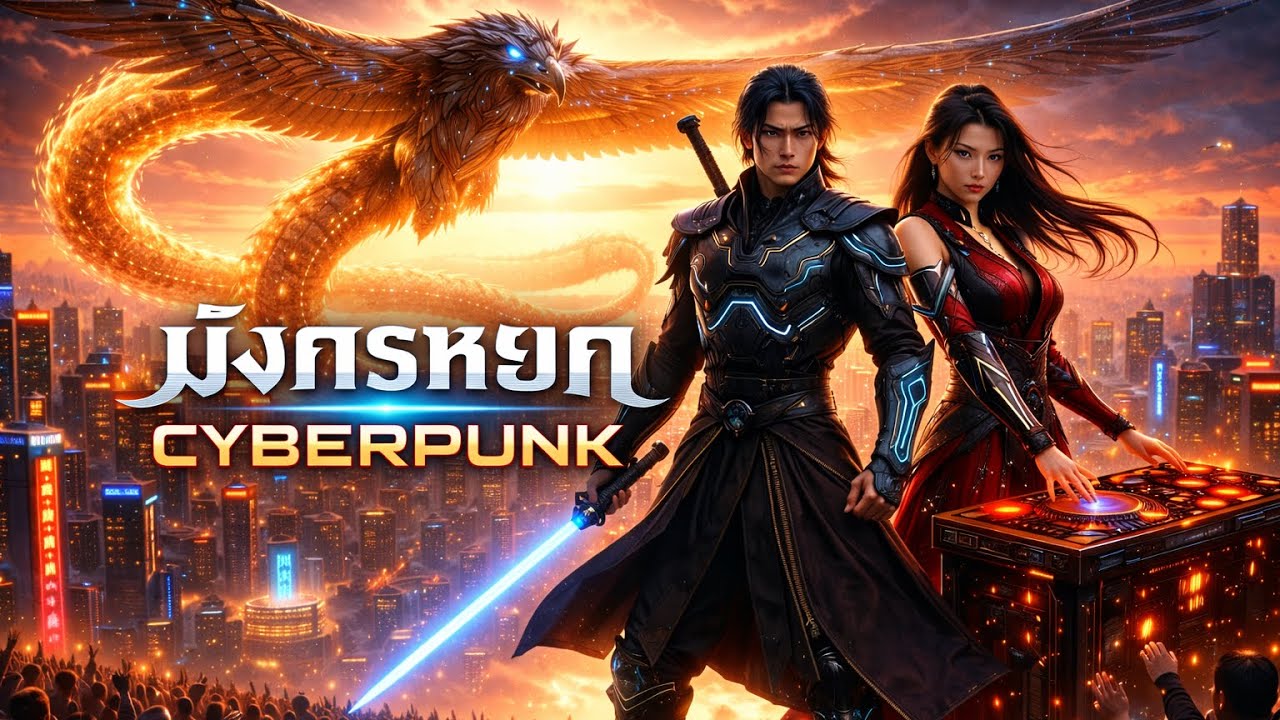The Legend of the Condor Heroes: CYBERPUNK ⚔️🐉 | Epic Cyberpunk Wuxia Music Video 