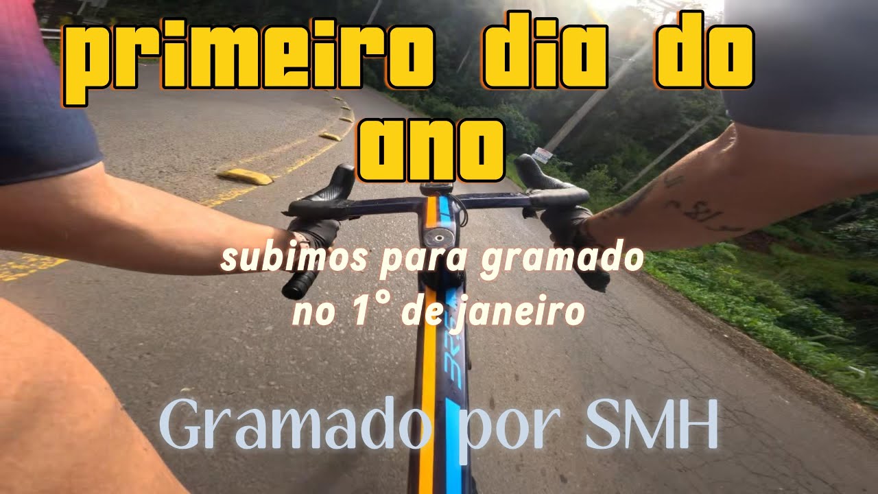 Dia de Road! Primeiro pedal do ano! dia 1° de janeiro. Fomos para gramado por Santa Maria do Herval.