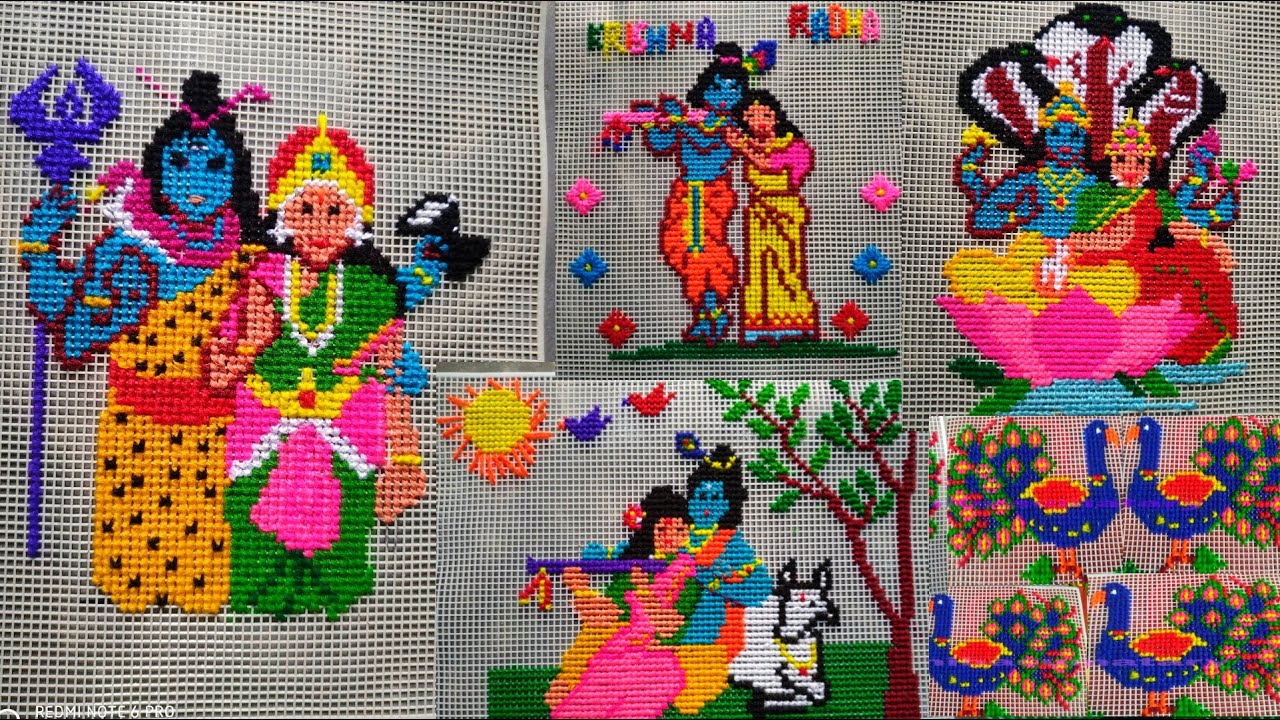 Plastic canvas stitch ideas||cross stitch||Dosuti