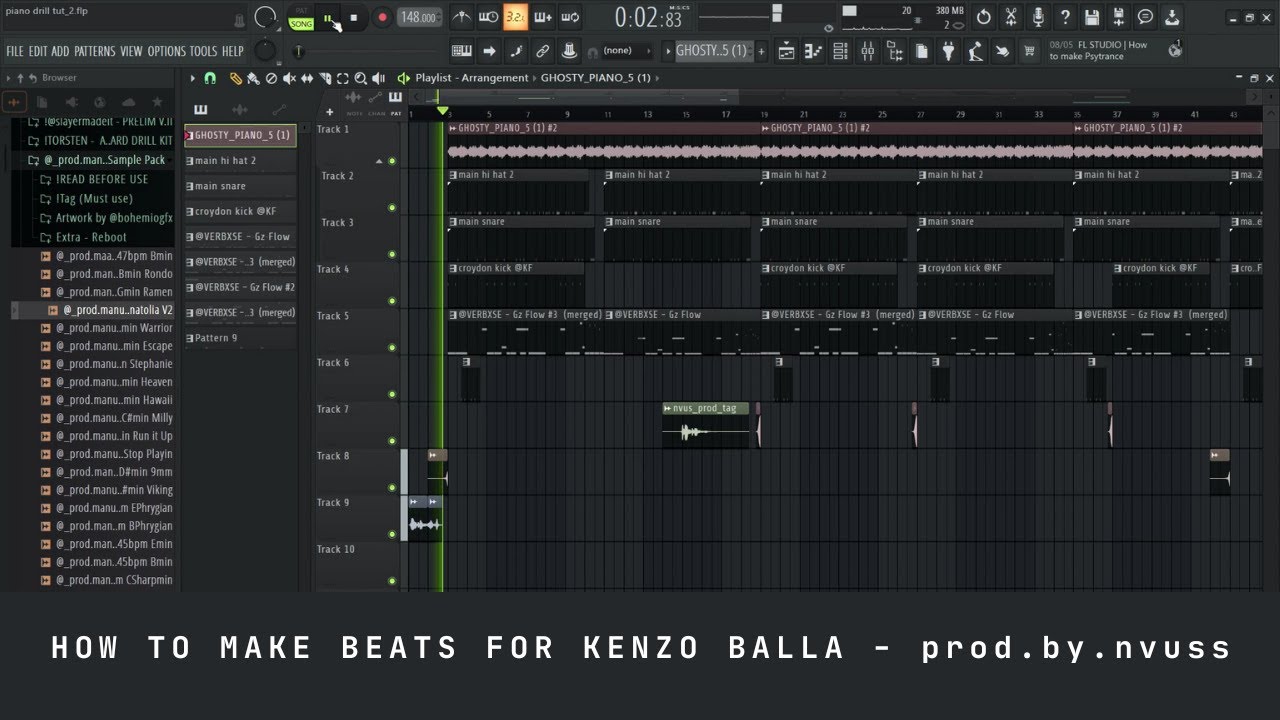 How To Make Hard Dark Piano Drill Beats For Kenzo Balla (From A Producer Who Has Worked With Him)
