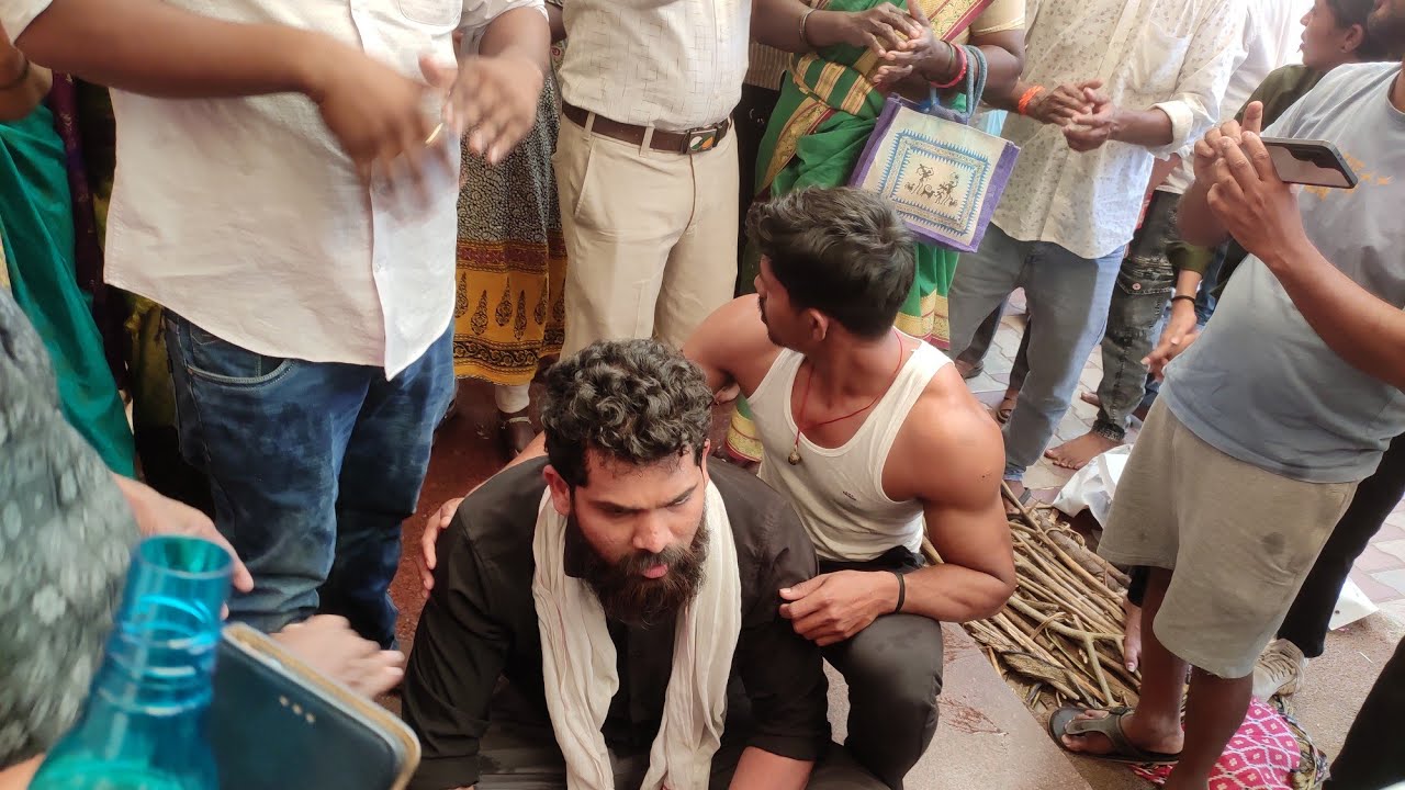 LIVE VILLAGERS, MLA VIRESH DRAGGED OUT OF THE TCP OFFICE