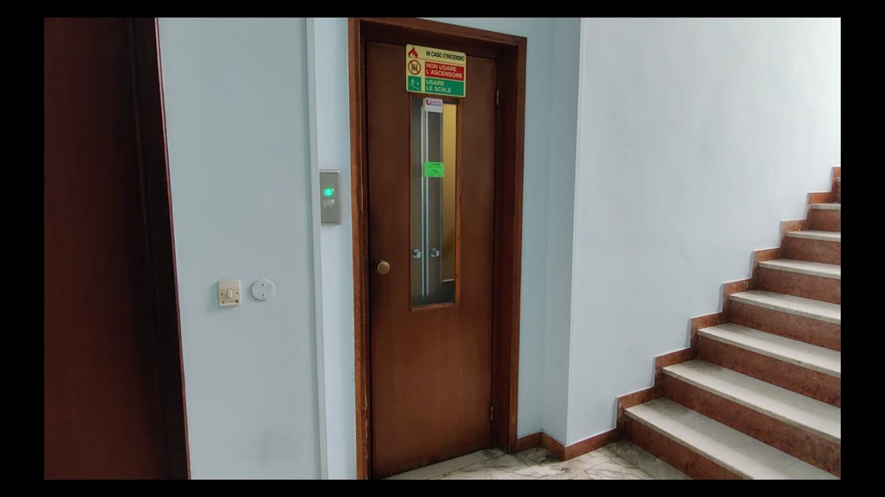 Late 1960's Bassetti Elevator Ascensore modernized by Mariver in Verbania, Italy