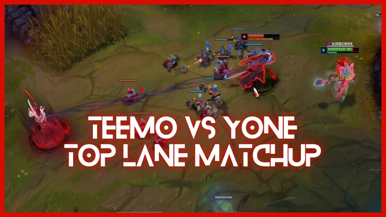 Teemo vs Yone &ndash; DOUBLE TRIPLE Kills 🍄🔥 (Full Game)