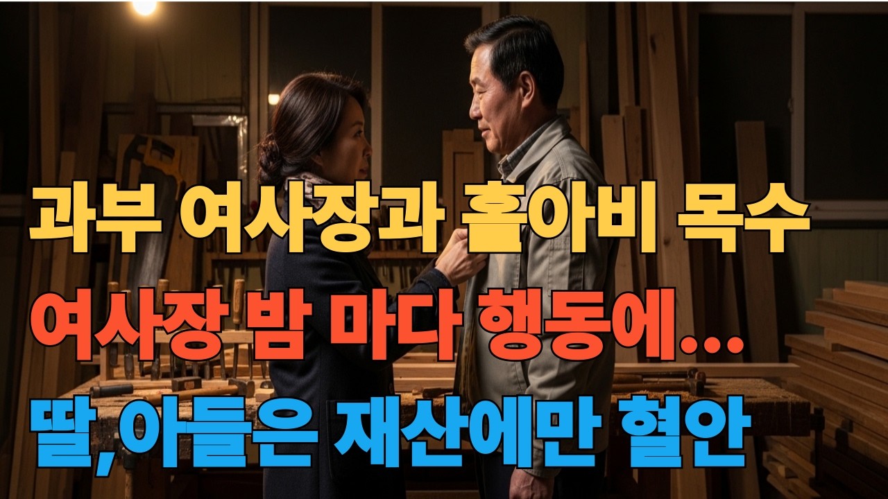 목장갑 파는 과부 여사장과 홀아비 목수사장의 야밤 사랑