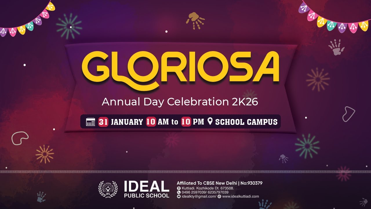 IDEAL GLORIOSA 2026 Annual Day Celebration