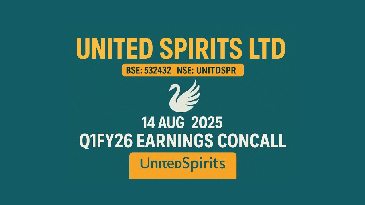 United Spirits Q1FY26 Concall | Earnings Conference Call Q1 Results 2026 #UniredSpirits #Concall