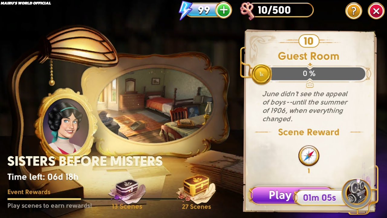 June's Journey Secrets 30 Scene 10 Guest Room Word Mode 4K ULTRA HD
