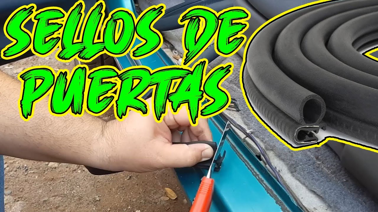 Le cambie los hules de la puerta a la tacoma| hules de puerta rotos| sellos de puerta | lalos garage