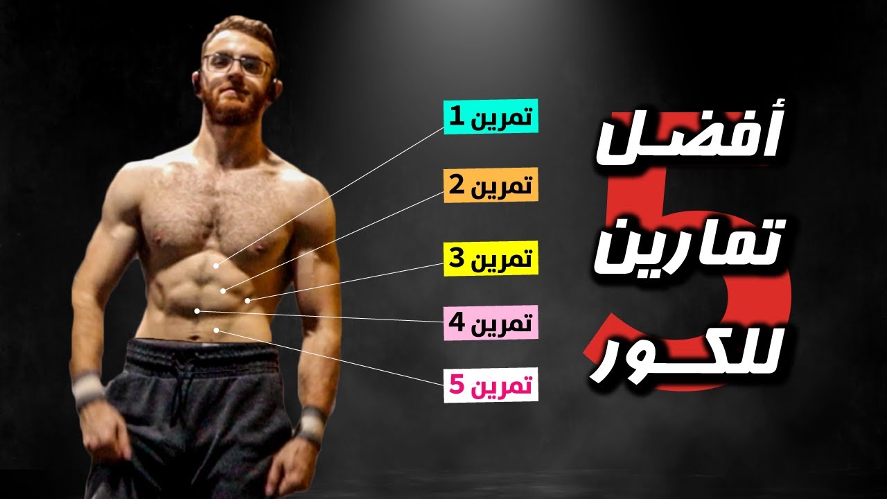 أقوى تمارين للبطن  والكور بدون معدات | تمارين كور وبطن في البيت