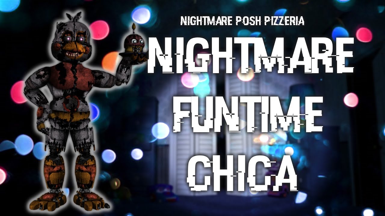 [FNAF | Speed Edit] Making Nightmare Posh Pizzeria (Part 1) - Nightmare Funtime Chica