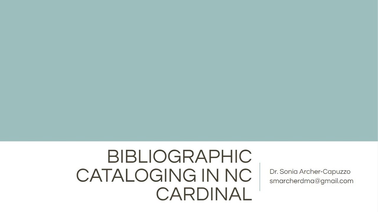 BibCat 3 Encoding