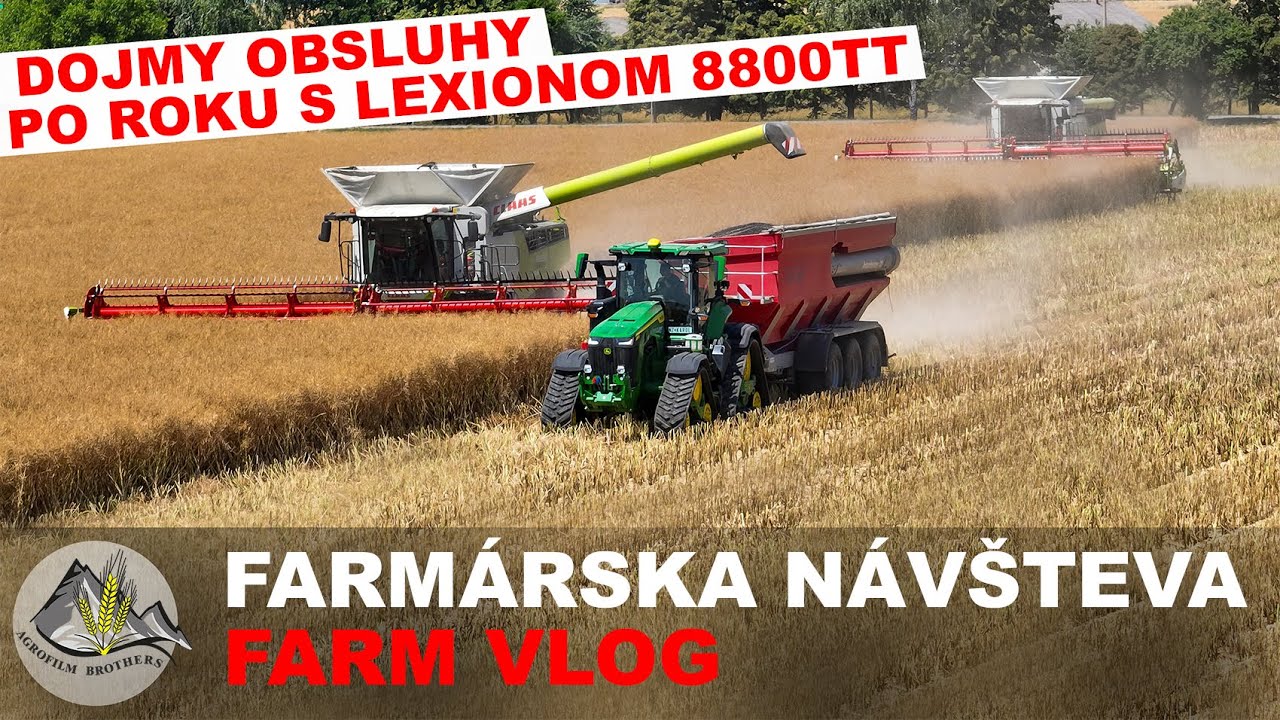 DOJMY OBSLUHY PO ROKU S LEXIONOM 8800TT [ Lexiony v REPKE 5t/ha ] Farmárska Návšteva #67