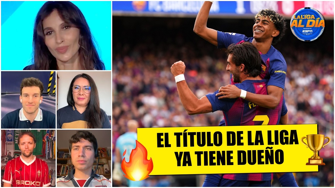 BARCELONA GOLE&Oacute; en el DERBI CATAL&Aacute;N al ESPANYOL y ya FESTEJA EL T&Iacute;TULO | La Liga al D&iacute;a