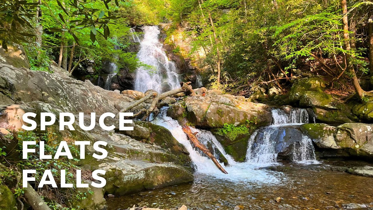 Waterfall Hike in Townsend Tennessee to Spruce Flats Falls | Great Smoky Mountains National Park