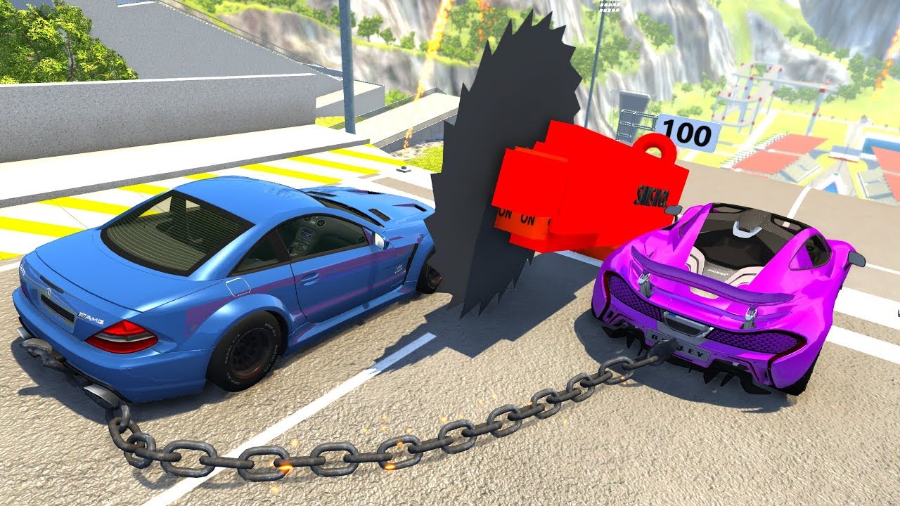 High Speed Jumps&Crashes With Real Cars - BeamNG Drive Jumps #37 (Beamng drive crashes compilation)