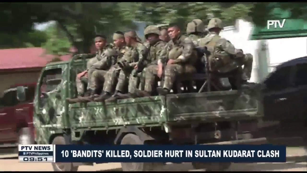 10 'bandits' killed, soldier hurt in Sultan Kudarat clash