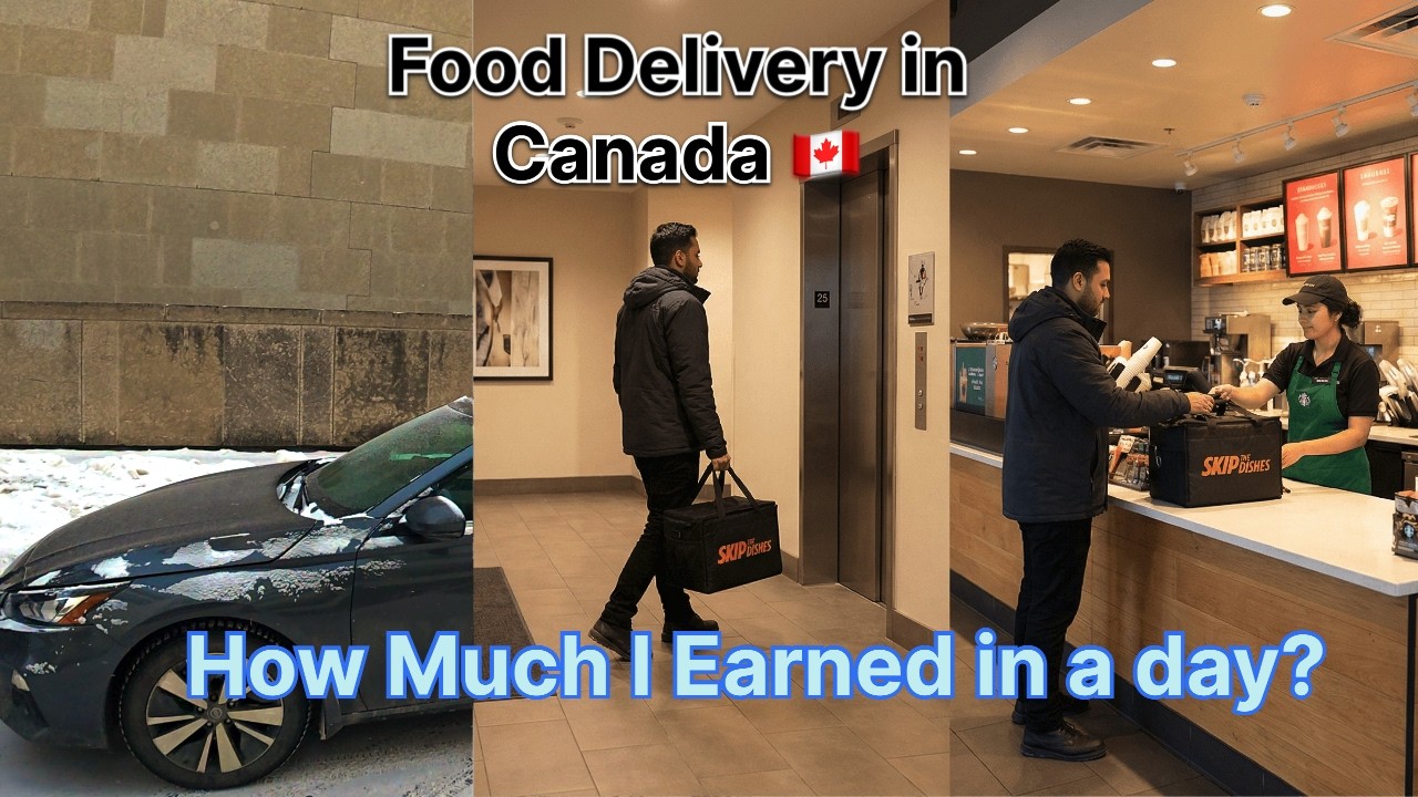 Food Delivery in Canada 🇨🇦 | How Much I Earned in a Day? Vlog 44