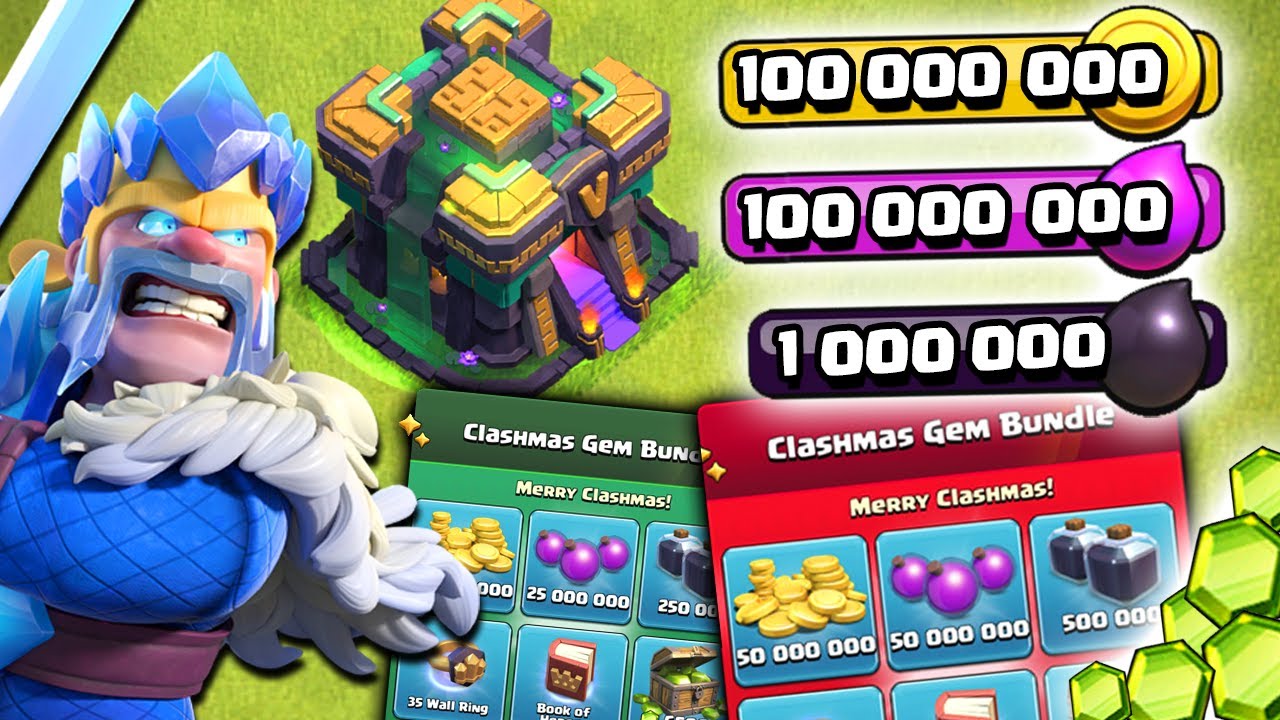 Route to Max with Clashmas Gem Bundles!
