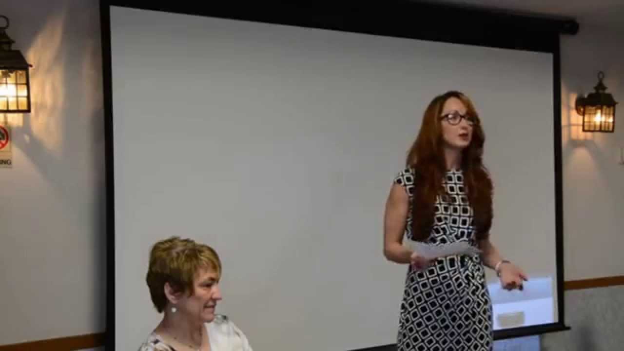 Terra L. Fletcher on the panel 