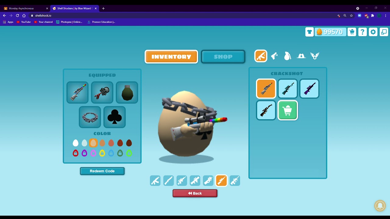 Free shell shocker codes
