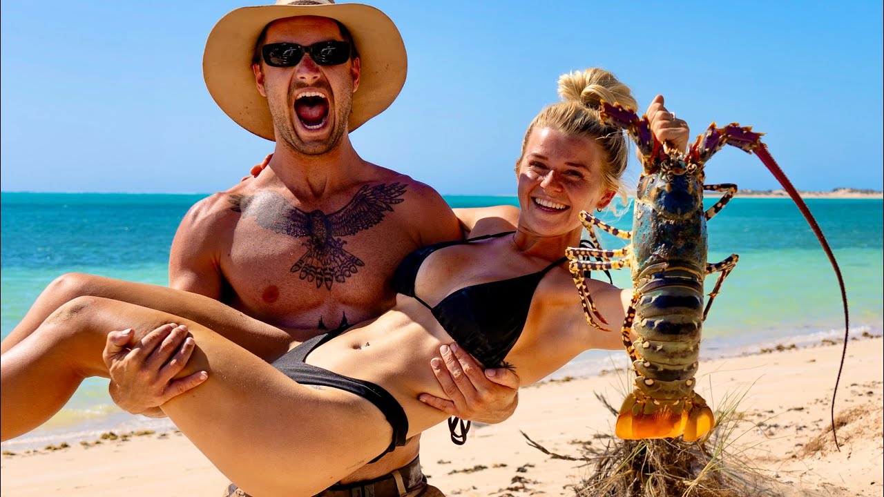 LOBSTER/CRAYFISH MADNESS!!  Campfire Catch And Cook - I LOST A GIANT