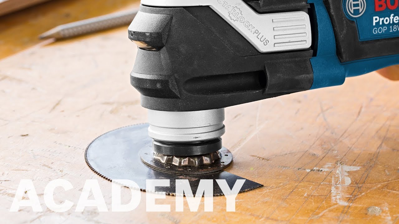 Bosch academy: Tilbehør til Multi-Cutter Starlock