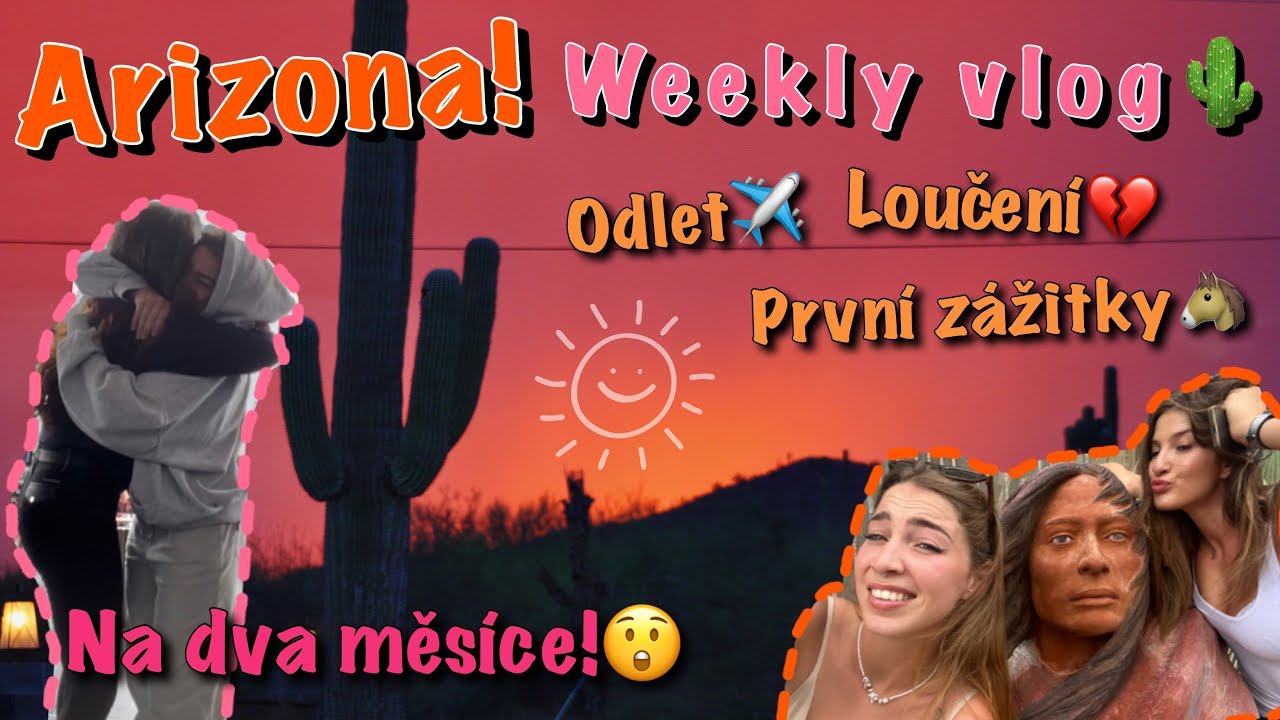 ODLETĚLA JSEM NA 2 MĚSÍCE DO ARIZONY (jezdit na koních) // Přípravy, cesta, první dny